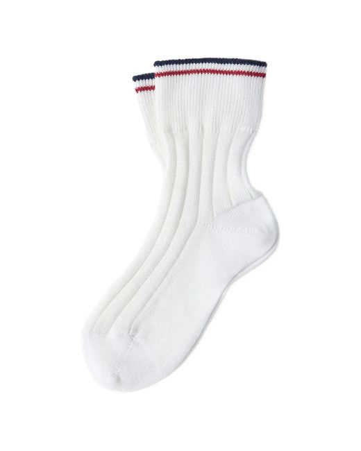 Brunello Cucinelli White Cotton Socks