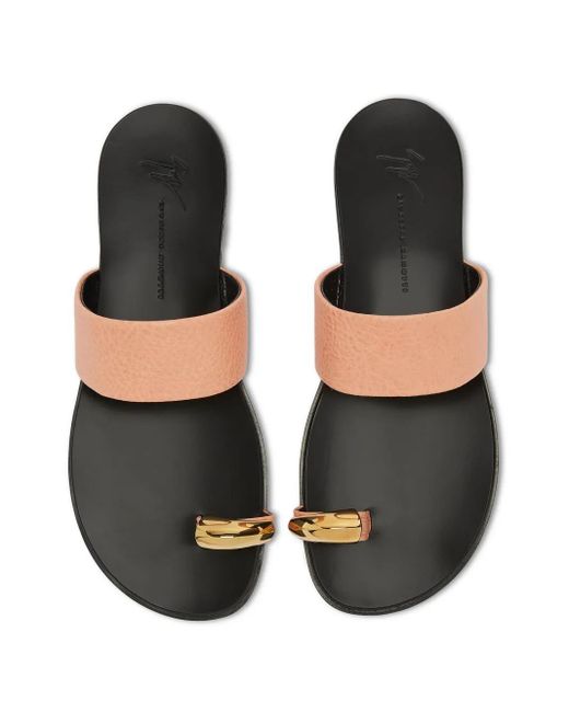 Giuseppe Zanotti White Thong Sandal for men