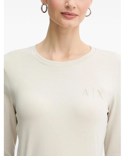ARMANI EXCHANGE Blue T-Shirt À Manches Longues
