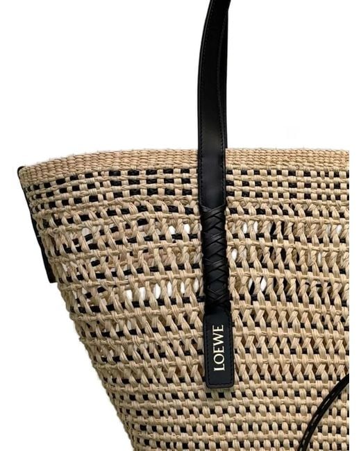 Loewe Natural Braid Medium Rafia Tote