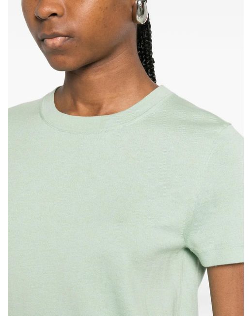 Bompard Green Round-Neck T-Shirt