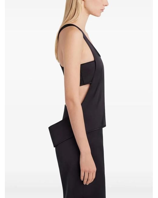 Courreges Tanktop in het Black
