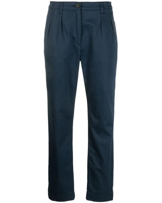 Rossignol Blue Organic-Cotton Chino Trousers