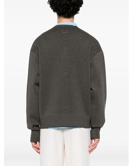 Jacquemus Black Buttoned Cardigan for men