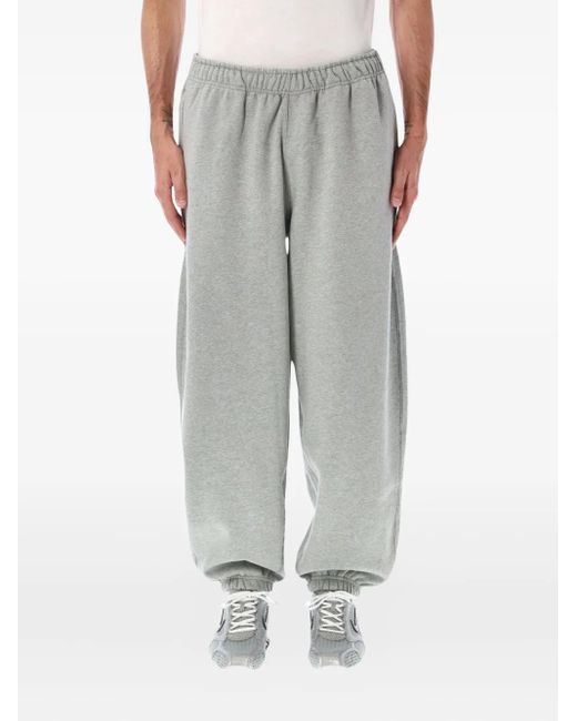 メンズ Nike スウッシュロゴ トラックパンツ Gray