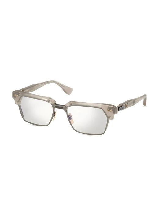 Dita Eyewear Gray Statesmen Seven Angular-Frame Sunglasses