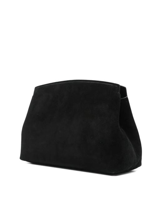 Liffner Black Pushlock Clutch