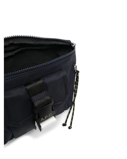 A.P.C. Gürteltasche Mit Logo-Patch in Black für Herren