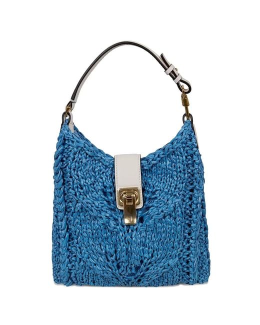 Ermanno Scervino Blue Interwoven Tote Bag