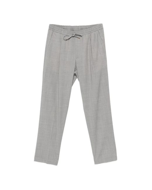 Briglia 1949 Gray Wimbledon Drawstring Trousers for men