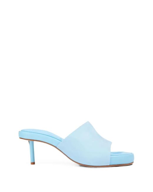 Jacquemus Blue Argilla Suede Mules