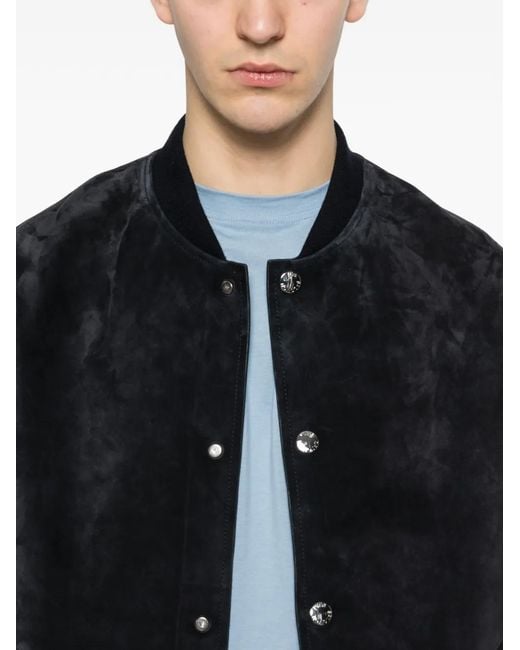 Yves Salomon Black Nightfall Calf Wool Polyamide Jacket for men