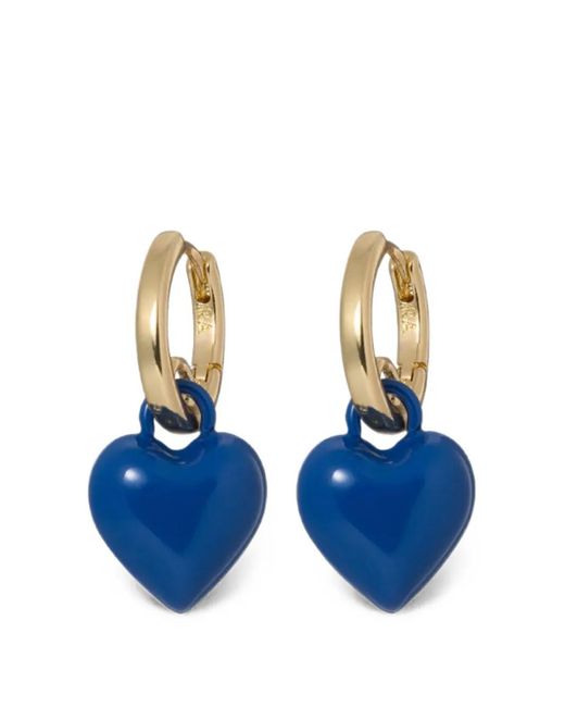 Roxanne Assoulin Blue Itsy Bitsy Heart Earrings