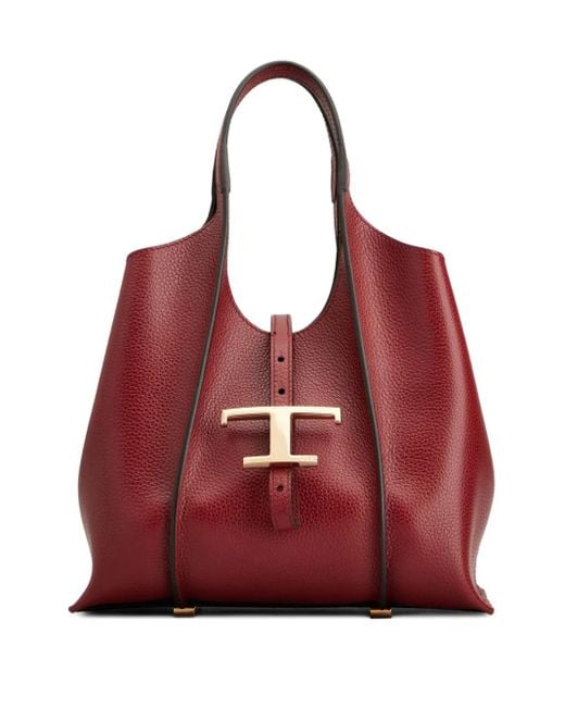 Tod's Red Mini-Tasche Aus Leder