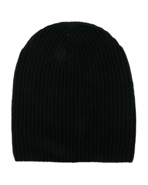Bonnet En Cachemire Allude en coloris Black