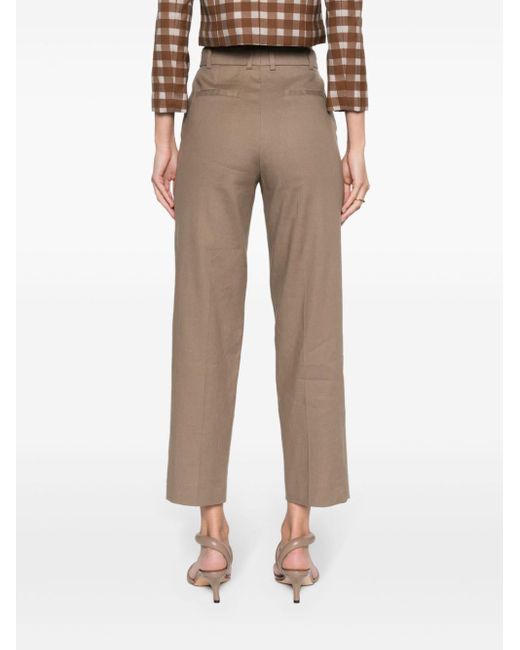 Joseph Natural Trina Mid-rise Cropped Trousers