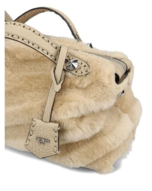 Fendi Natural Mittelgroße By the Way Selleria Tote Bag