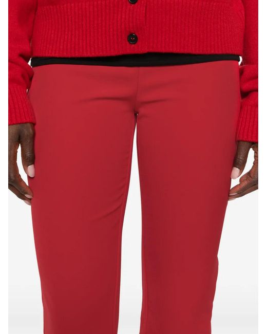 ViCOLO Red Zip-Fastening Trousers