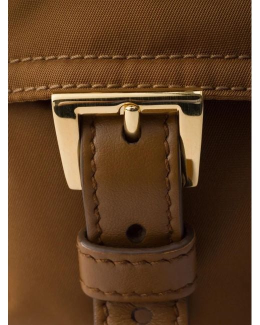 Prada Brown Große Explore Re-Nylon Schultertasche