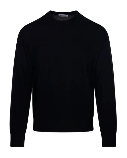 Diana Studio Blue Crew-Neck Long-Sleeve Sweater for men