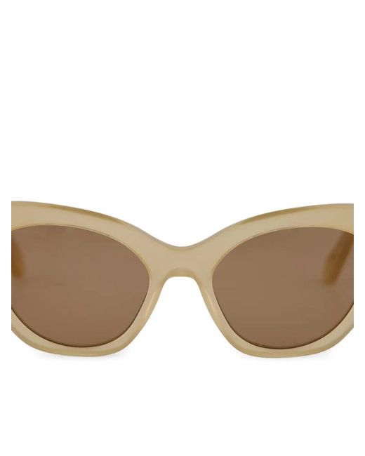 Ferragamo Eyewear Natural Cat-Eye Sunglasses