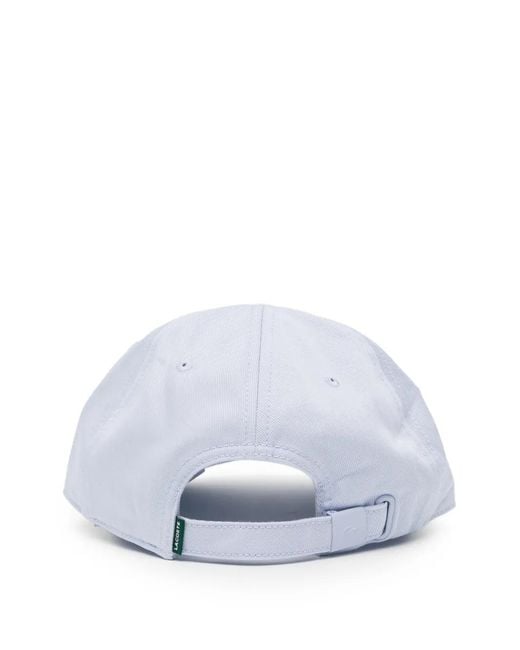 Lacoste White Logo-Patched Cap