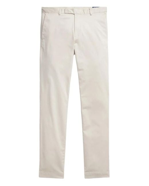 Polo Ralph Lauren Broek Met Platte Voorkant in het White voor heren