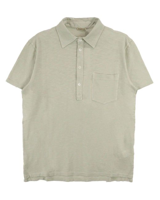 Barena Green Cotton Polo Shirt for men
