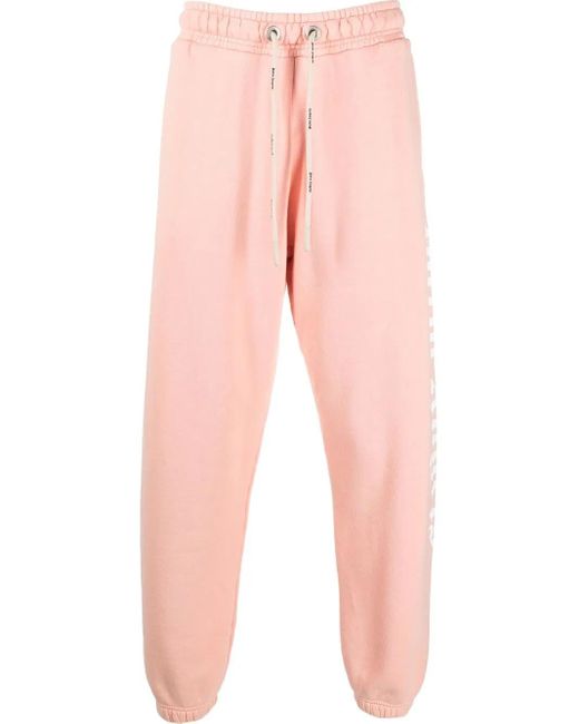 Palm Angels Jogginghose Mit Logo-Print in Pink für Herren