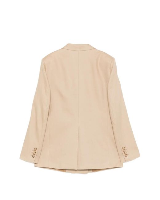 Manuel Ritz Natural Double-Breasted Jacket