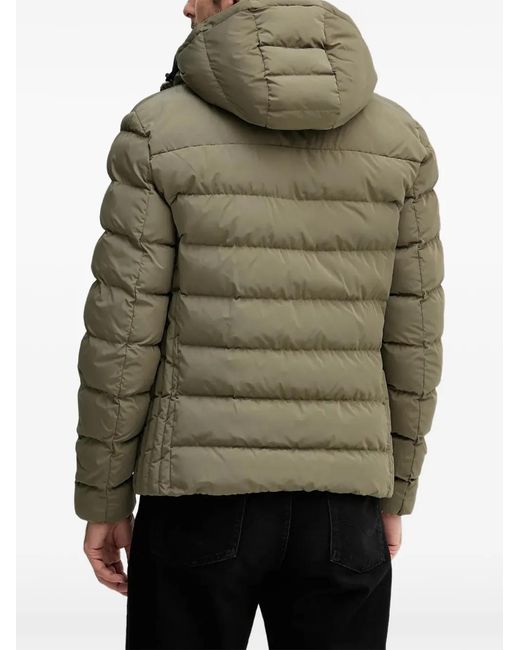 Geox Gray Zip-Pockets Padded Jacket for men