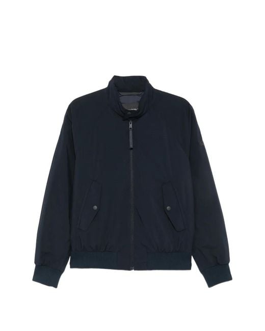 Marc O' Polo Blue Zip-Up Bomber Jacket for men