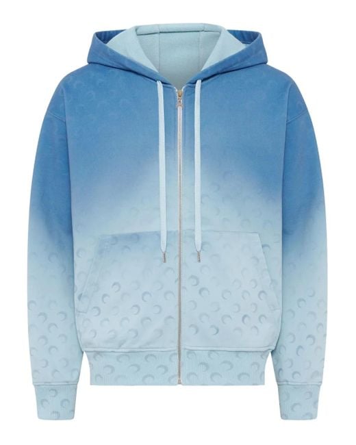Felpa Con Cappuccio di MARINE SERRE in Blue
