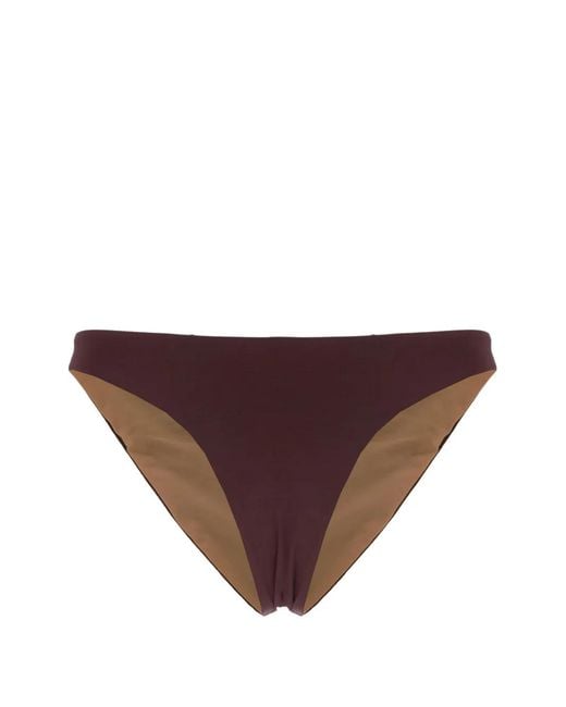MAISON ANANA Brown Reversible Bikini Bottoms