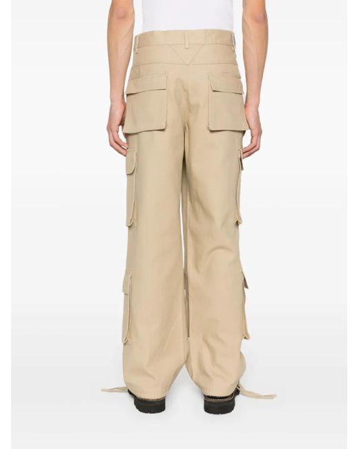 Represent Natural Logo-Plaque Cargo Trousers for men
