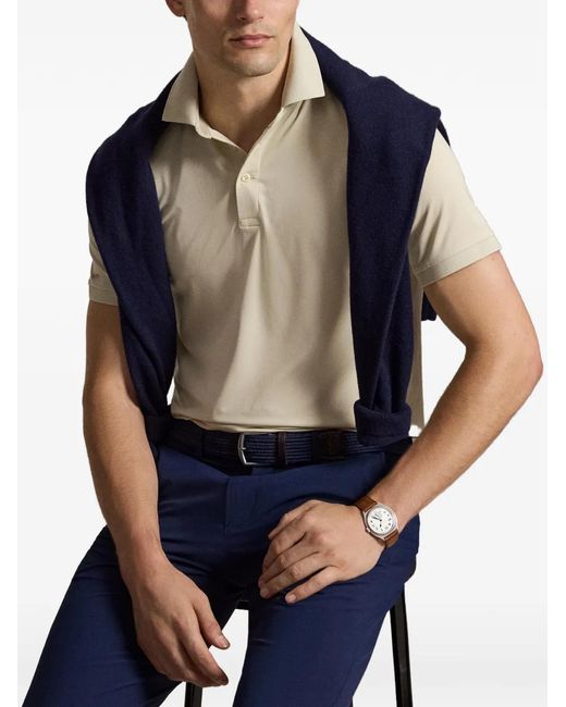 Ralph Lauren Natural Short-Sleeve Polo Shirt for men