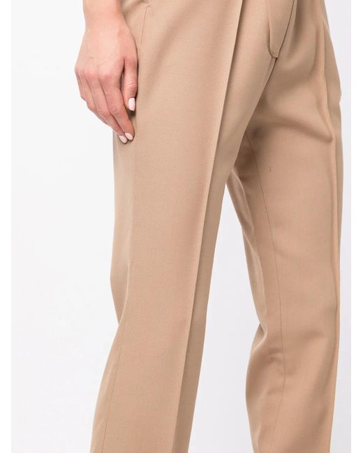 Ambush Natural High-Waisted Flared Trousers