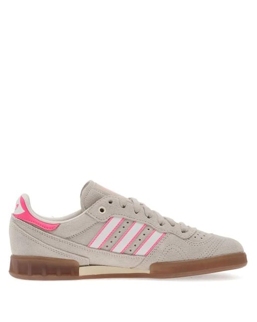 Adidas Pink Handball Top Rm Tlow-Top Sneakers for men