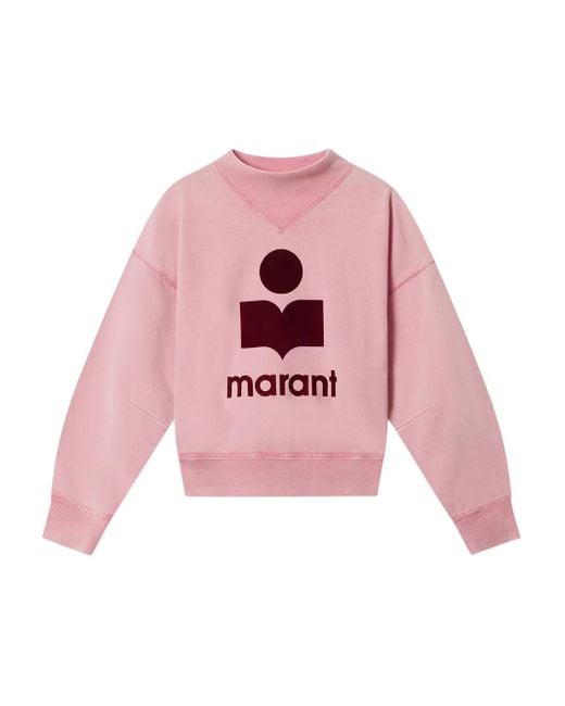 Isabel Marant Pink Moby Cotton Sweatshirt