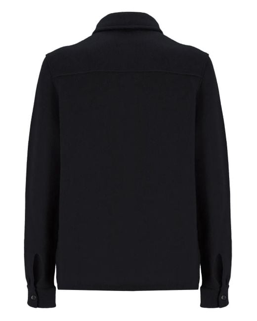 Laneus Black Buttoned Shirt for men
