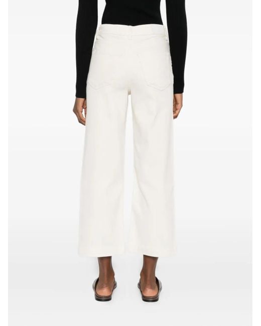 Marc O' Polo White Cuffed Trousers