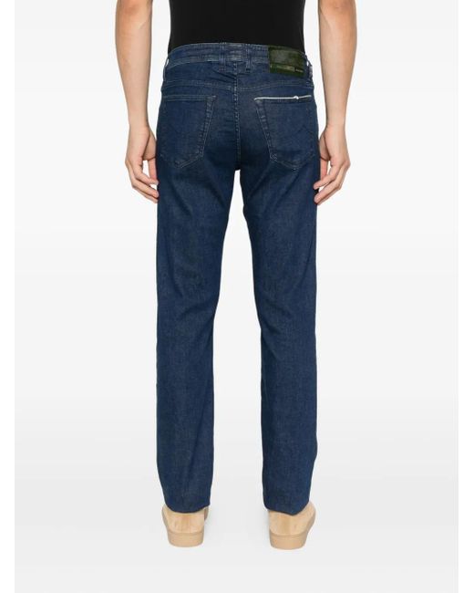 Jacob Cohen Blue Bard Five-Pocket Jeans for men