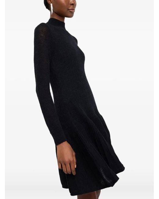 Vestido corto con cuello alto Liu Jo de color Black