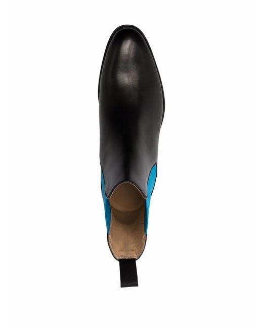 Scarosso Blue Giacomo Chelsea Boots for men