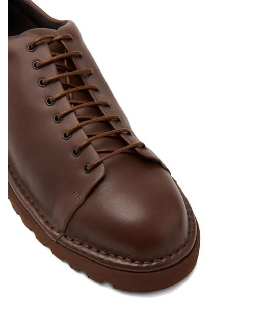 Marsèll Brown Pallottola Pomice Round-Toe Sneakers for men