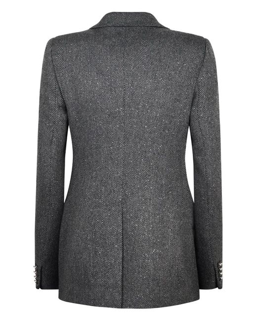 Tagliatore Black J-Parigi Herringbone Jacket