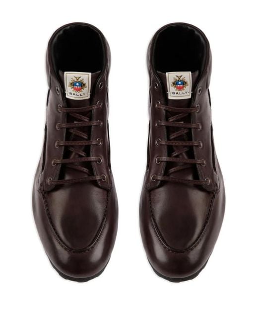 Bally Brown Paphos Leather Boots