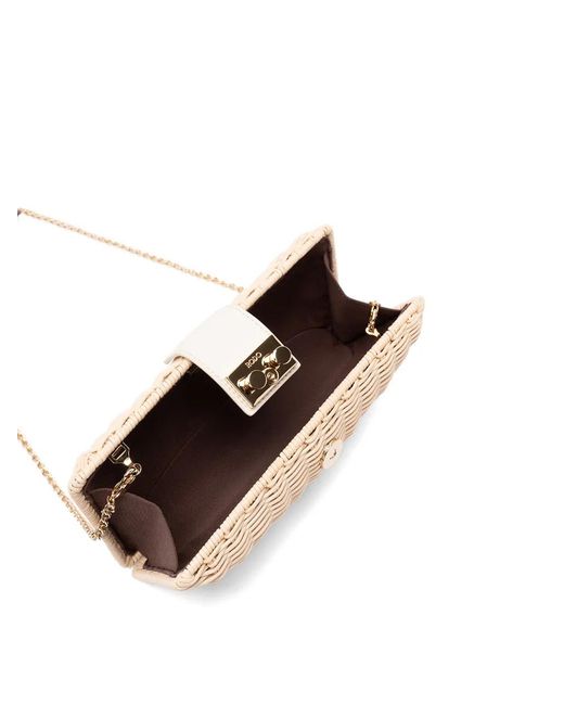 Rodo Natural Chain Clutch Bag