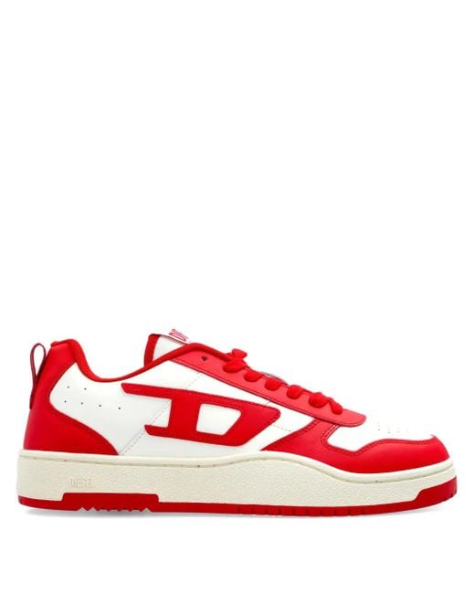 DIESEL S-Ukiyo Sneakers mit Logo in Red für Herren