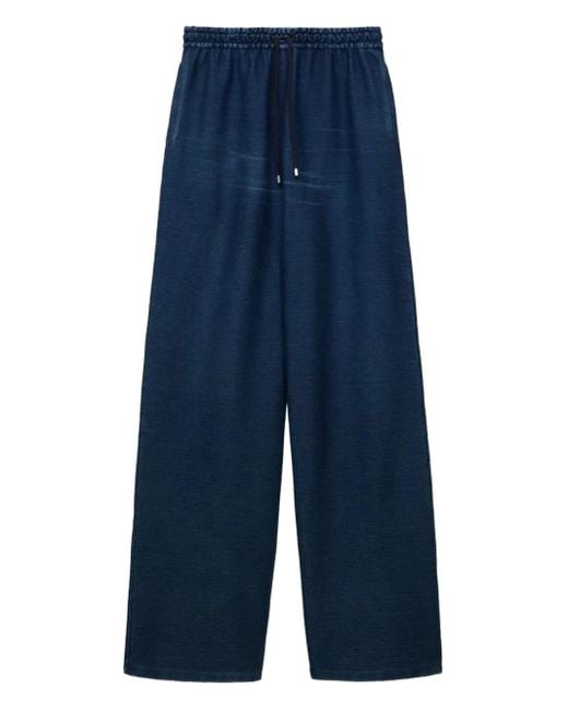 Loewe Blue Drawstring Trousers for men